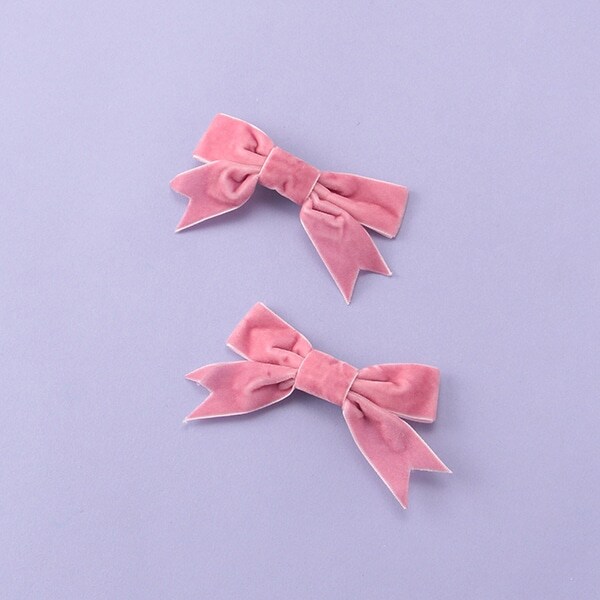 ベロアリボンクリップ2個セット