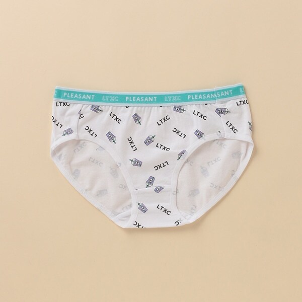 ドリンク×ロゴ総柄ショーツ