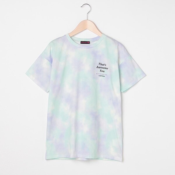 タイダイ柄ロゴTシャツ