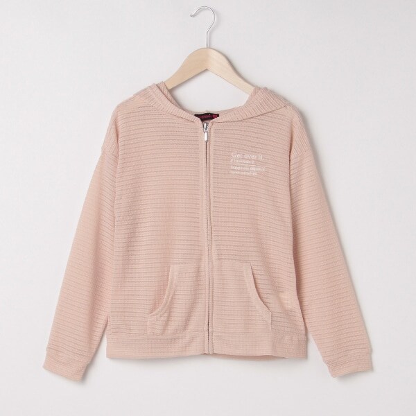 シースルージップ式パーカー