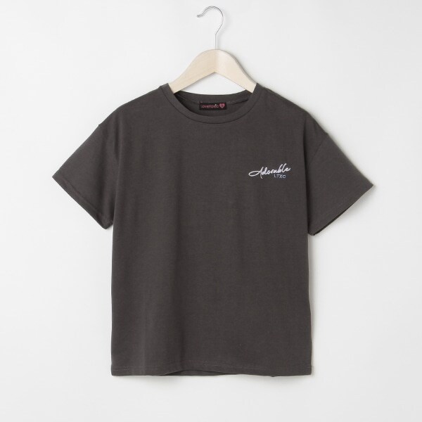 バックイラスト半袖Tシャツ