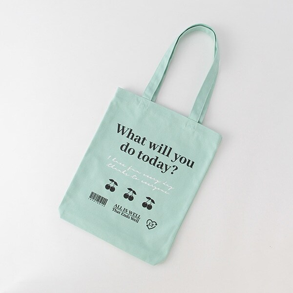 ロゴプリントトートバッグ