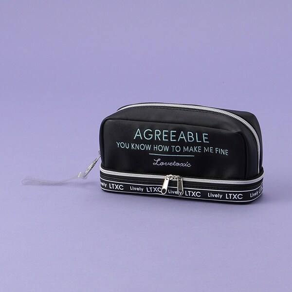 下ポケットラインロゴペンポーチ