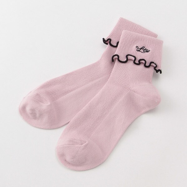 折り返しメロウフリルクルーソックス