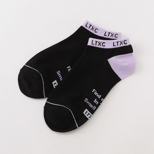 バイカラーロゴスニーカーインソックス