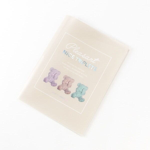 クマプリント6ポケットファイル