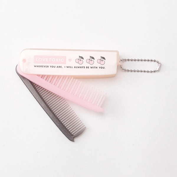 ロゴ×チェリー2WAYコーム