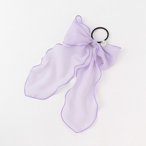 オーガンジーリボンヘアポニー