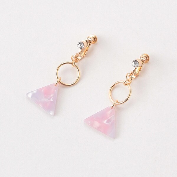 三角リングイヤリング