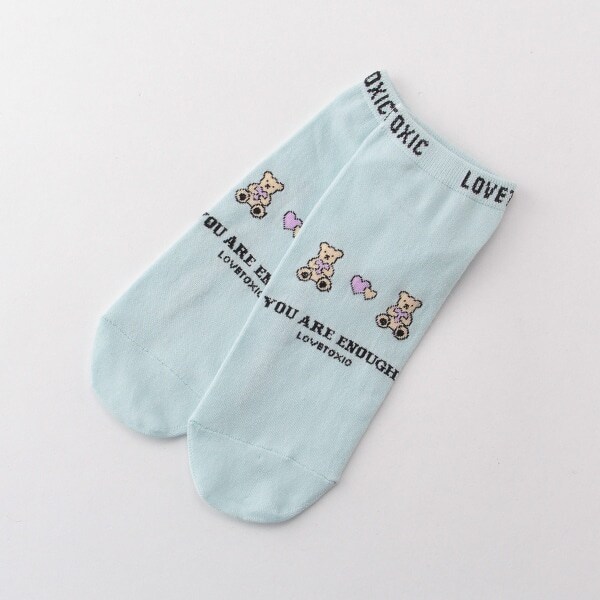 モチーフロゴスニーカーインソックス