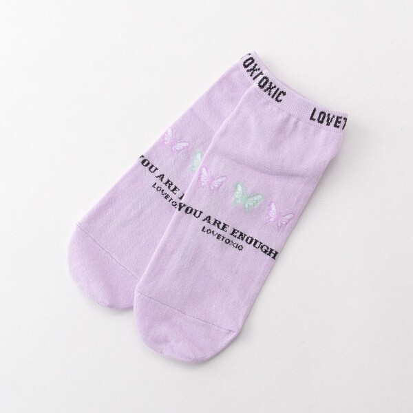 モチーフロゴスニーカーインソックス