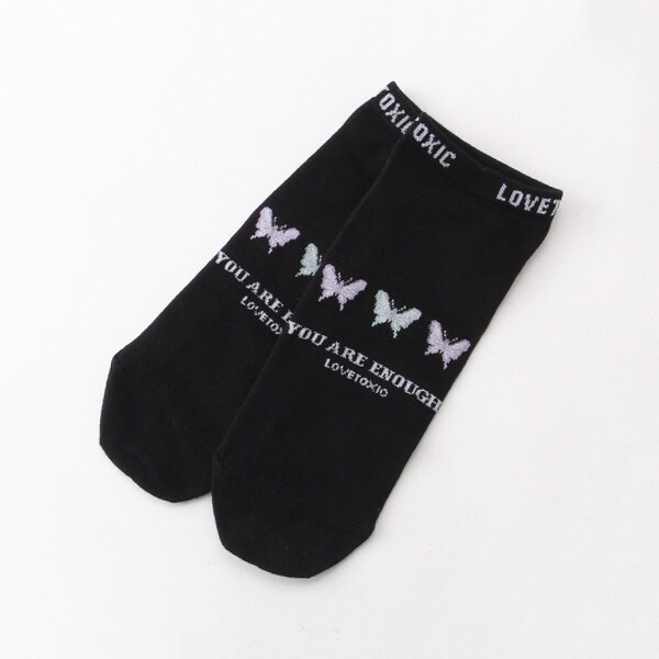 モチーフロゴスニーカーインソックス