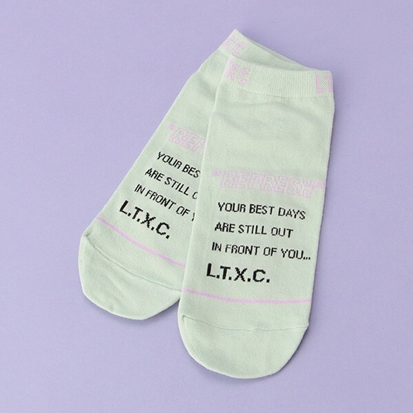 アイコンロゴスニーカーインソックス