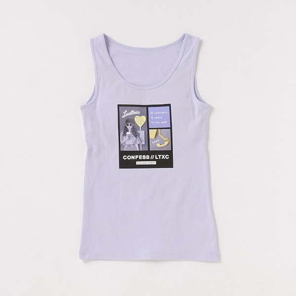 ガールプリントタンクトップ