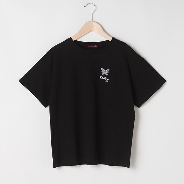 ワンポイント刺しゅう半袖Tシャツ