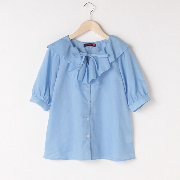 フレアカラーブラウス