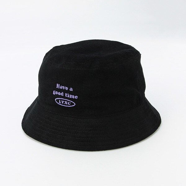 コーデュロイバケットハット