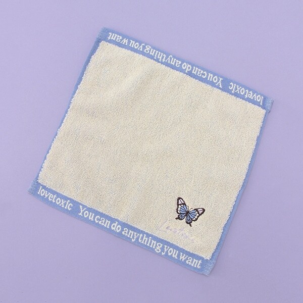 ワンポイント刺しゅうタオル