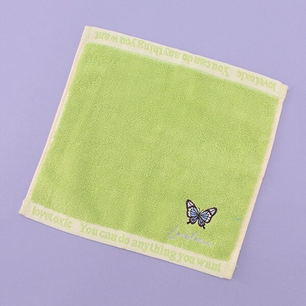 ワンポイント刺しゅうタオル