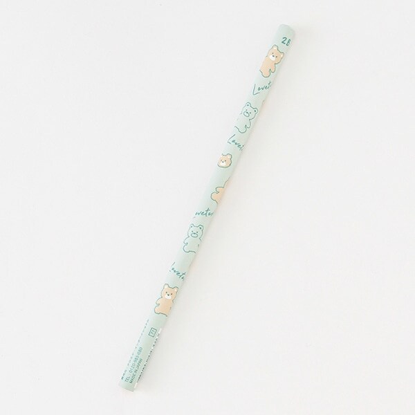 ゆるくま飛柄2B鉛筆【日本製】