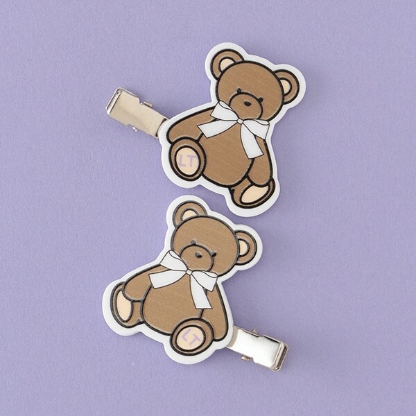 モチーフ前髪ピン