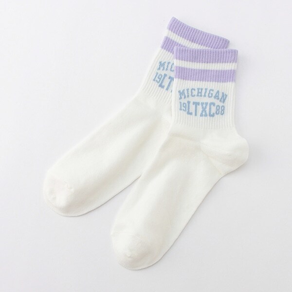 ラインカレッジクルーソックス