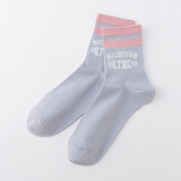 ラインカレッジクルーソックス