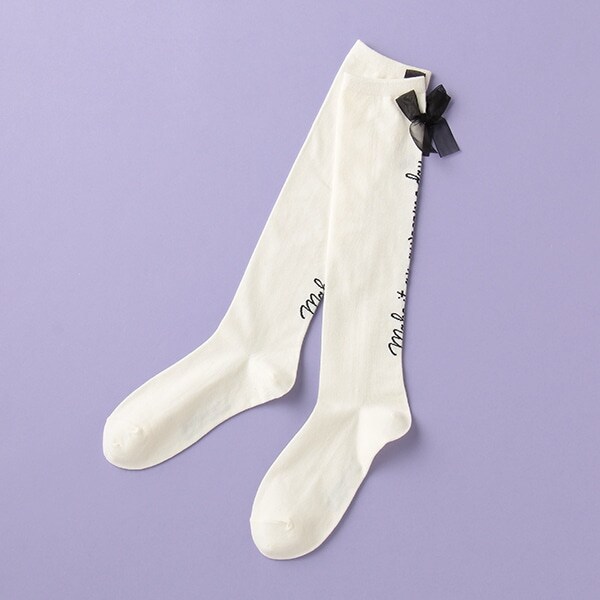 シフォンリボンハイソックス