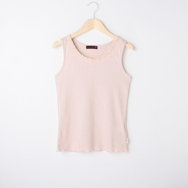 テレコレースタンクトップ