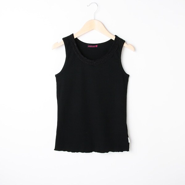 テレコレースタンクトップ