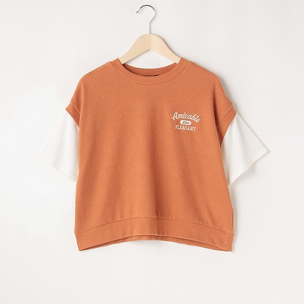 ワッフルレイヤード半T