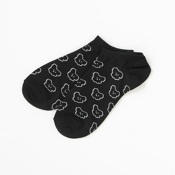 ゆるキャラ総柄スニーカーインソックス