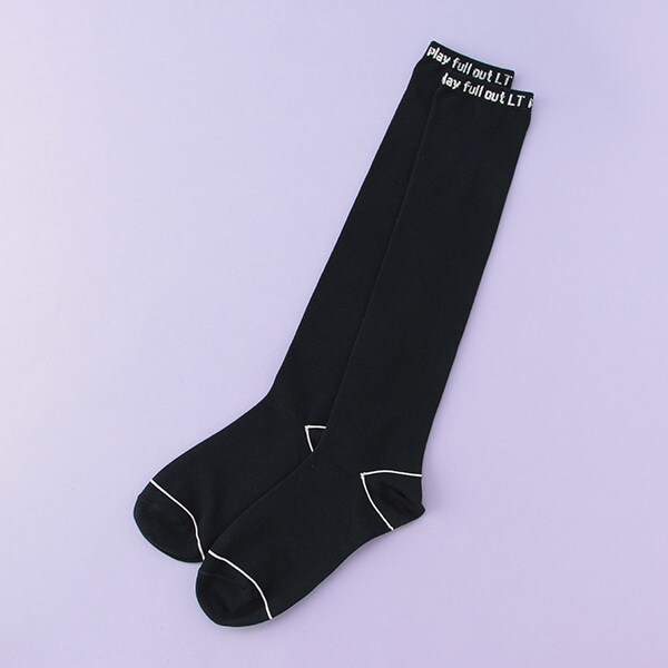 くちロゴハイソックス