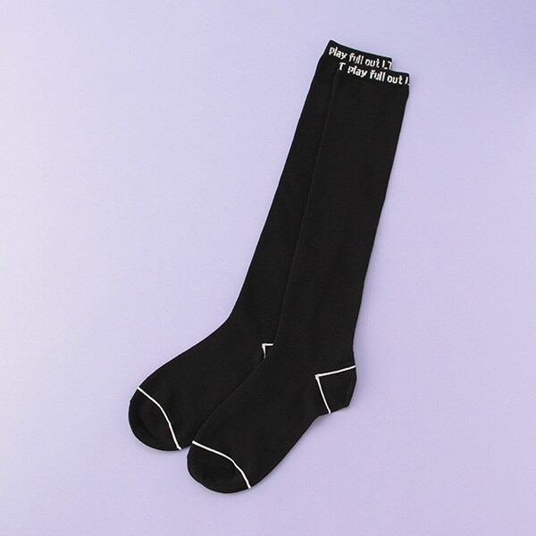 くちロゴハイソックス