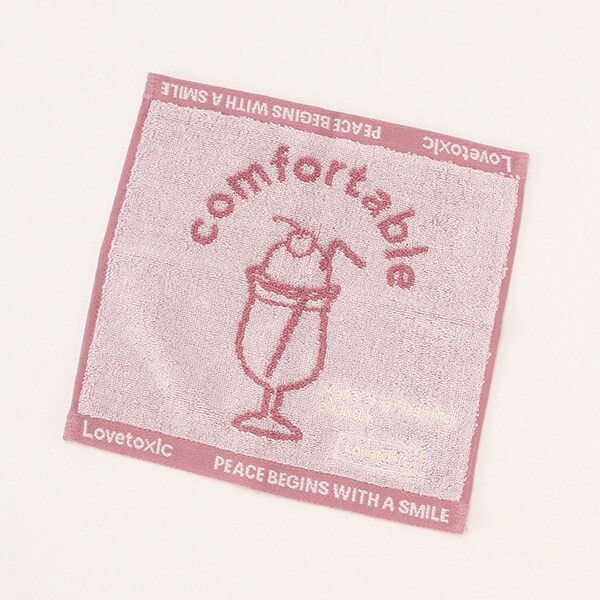 ソーダ柄ハンドタオル