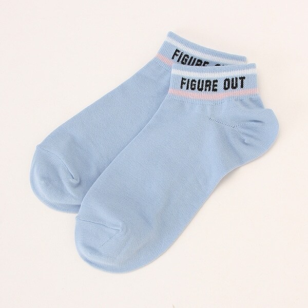 2本ラインアンクルソックス