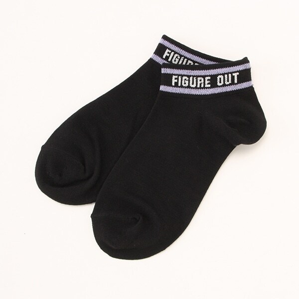 2本ラインアンクルソックス