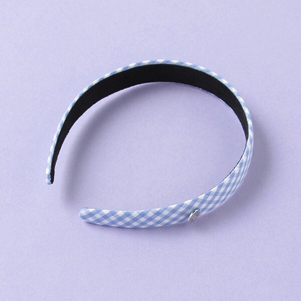 ギンガムチェックカチューシャ