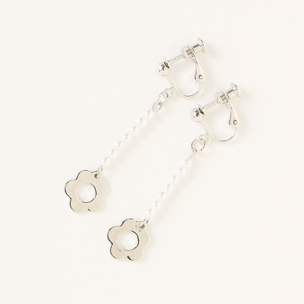 パールフラワーイヤリング