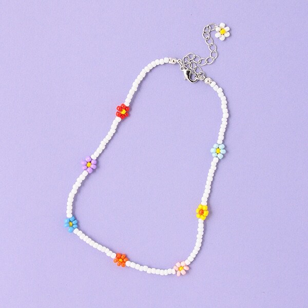 ビーズネックレス