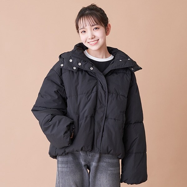 ショート中綿ワイドブルゾン