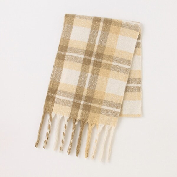 ボリュームフリンジマフラー