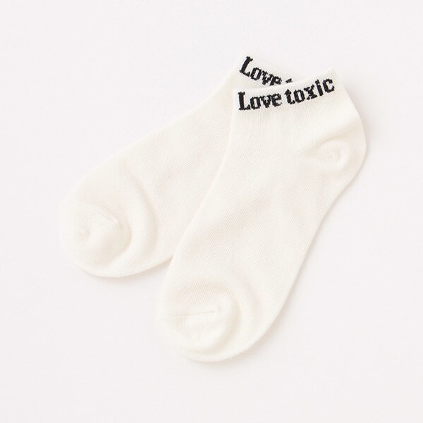 ロゴスニーカーインソックス