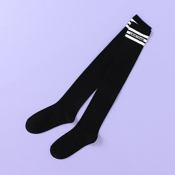 3本ラインニーハイソックス