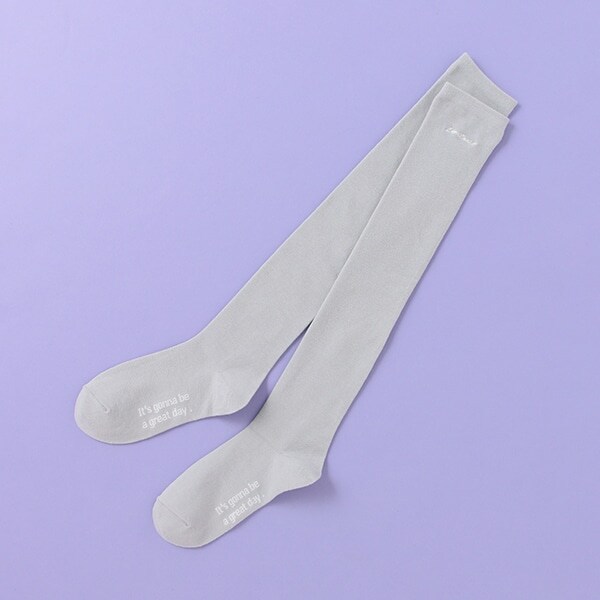 刺しゅうニーハイソックス