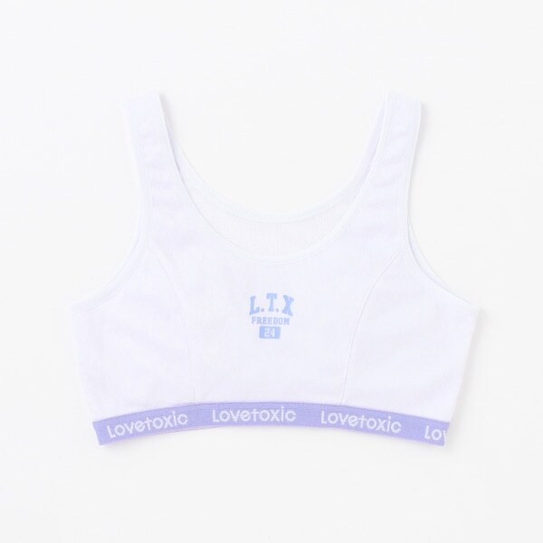 ロゴワンポイントプリントタンクハーフトップ