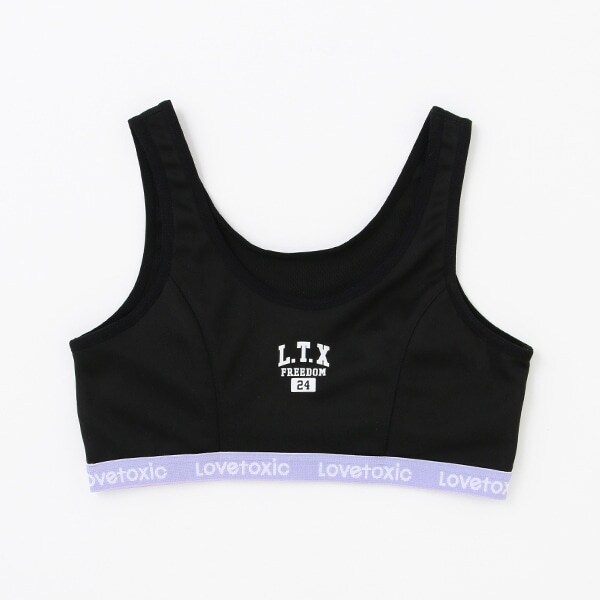 ロゴワンポイントプリントタンクハーフトップ
