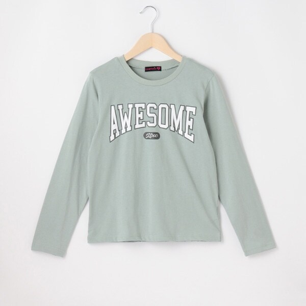 カレッジロゴ長袖Tシャツ