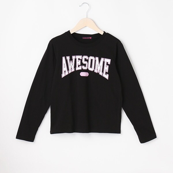 カレッジロゴ長袖Tシャツ