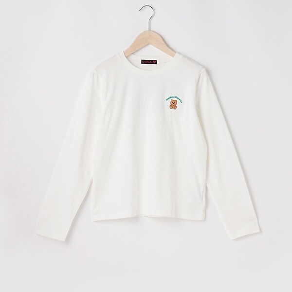 ワンポイント長袖Tシャツ